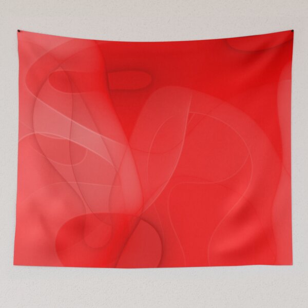 Item preview, Abstraction " red wave 3 " designed and sold by Gluecknika.