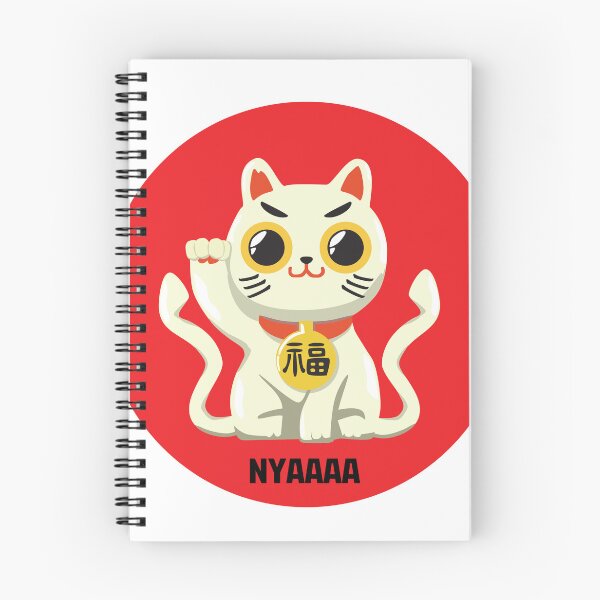 Item preview, Nyaaaa Japanese Cat Ferzker Design  designed and sold by Ferzker-Artist.