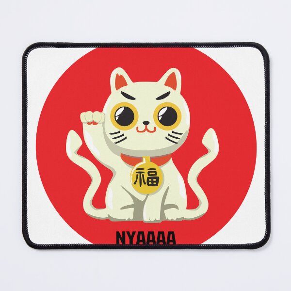 Item preview, Nyaaaa Japanese Cat Ferzker Design  designed and sold by Ferzker-Artist.