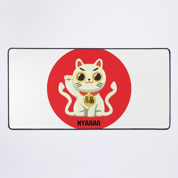 Item preview, Nyaaaa Japanese Cat Ferzker Design  designed and sold by Ferzker-Artist.