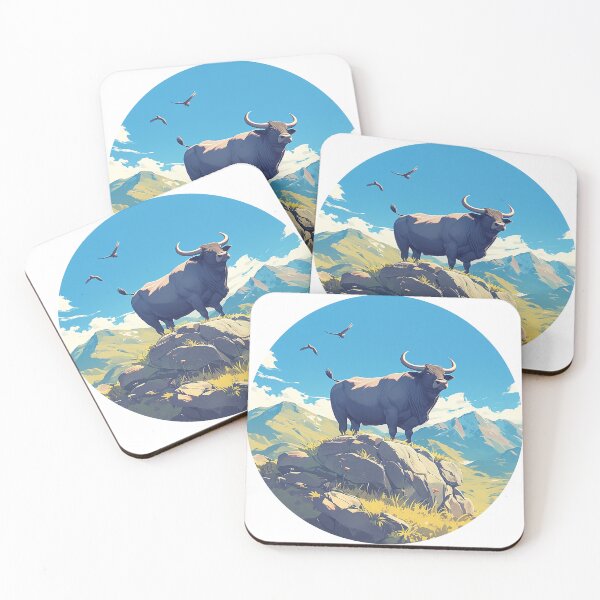 Item preview, Bull on Stone in German Alps designed and sold by Christian Weiss.