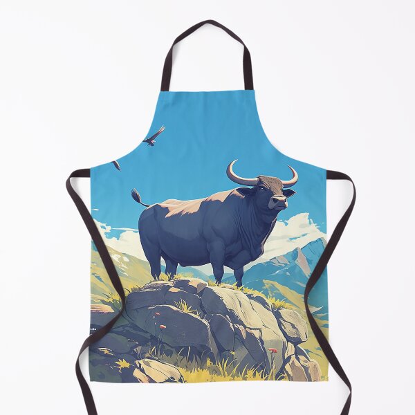 Item preview, Bull on Stone in German Alps designed and sold by Christian Weiss.