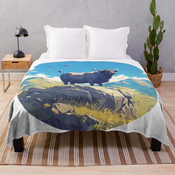 Item preview, Bull on Stone in German Alps designed and sold by Christian Weiss.