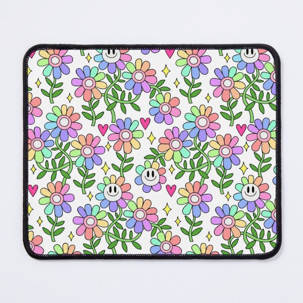 Item preview, Pastel Rainbow Flower Pattern 3 designed and sold by everything4eva.