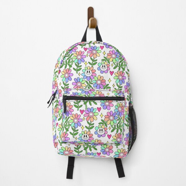 Item preview, Pastel Rainbow Flower Pattern 3 designed and sold by everything4eva.