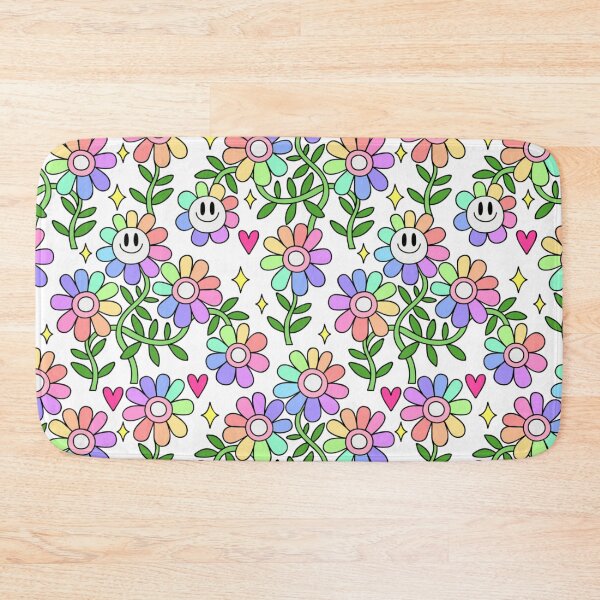 Item preview, Pastel Rainbow Flower Pattern 3 designed and sold by everything4eva.