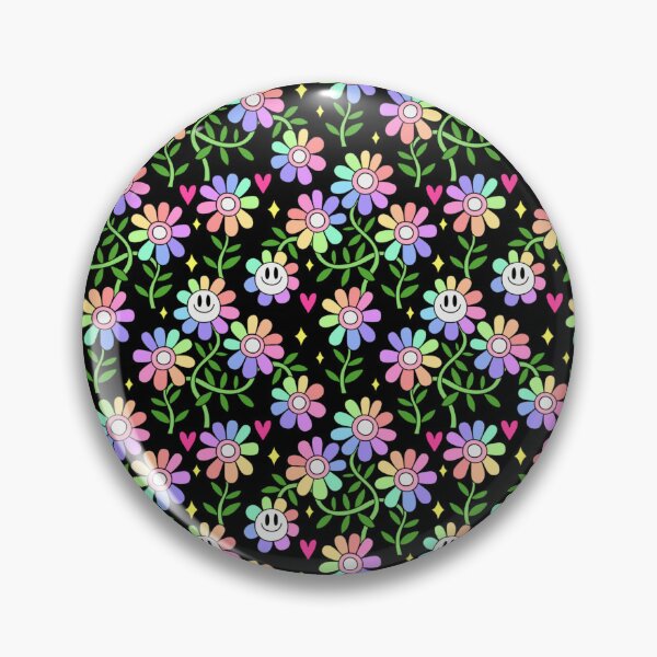 Item preview, Pastel Rainbow Flower Pattern 4 designed and sold by everything4eva.