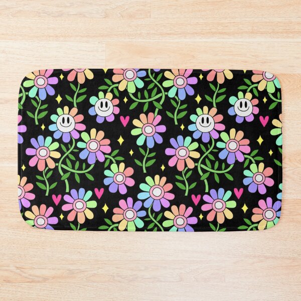 Item preview, Pastel Rainbow Flower Pattern 4 designed and sold by everything4eva.
