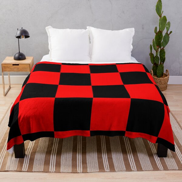 Item preview, Large Checkered - Black and Red designed and sold by JustPatterns2.
