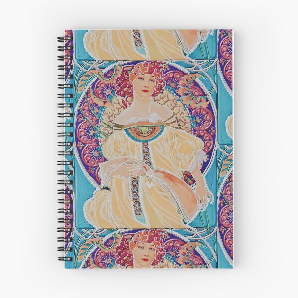 Item preview, Fresh faces. Cream lady (Alphonse Mucha) designed and sold by bekki smith.