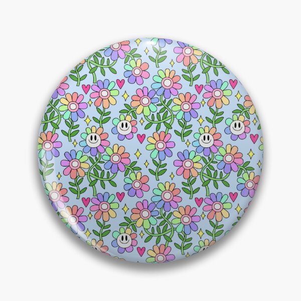 Item preview, Pastel Rainbow Flower Pattern 5 designed and sold by everything4eva.