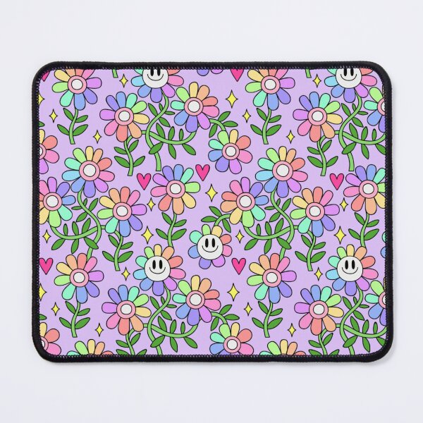 Item preview, Pastel Rainbow Flower Pattern 7 designed and sold by everything4eva.