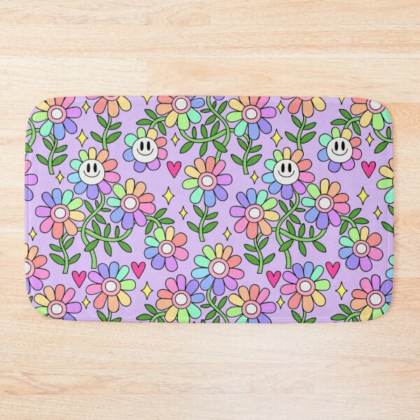 Item preview, Pastel Rainbow Flower Pattern 7 designed and sold by everything4eva.