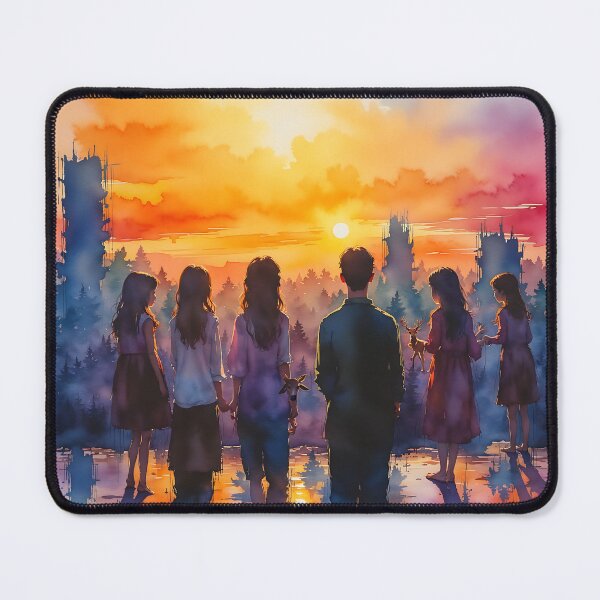 Item preview, Watercolor Euphoric Skyline designed and sold by PanoramaPrints.