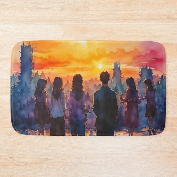 Item preview, Watercolor Euphoric Skyline designed and sold by PanoramaPrints.