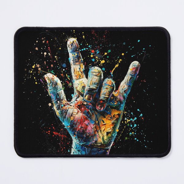Item preview, Rock Sign Color Explosion designed and sold by thedarwin.