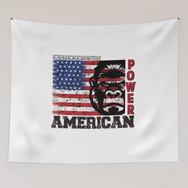 Item preview, Independent Style, American Power - July 4th - USA Gorilla Might designed and sold by GRABAPSHOP.