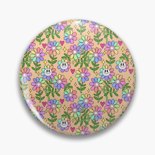 Item preview, Pastel Rainbow Flower Pattern 8 designed and sold by everything4eva.
