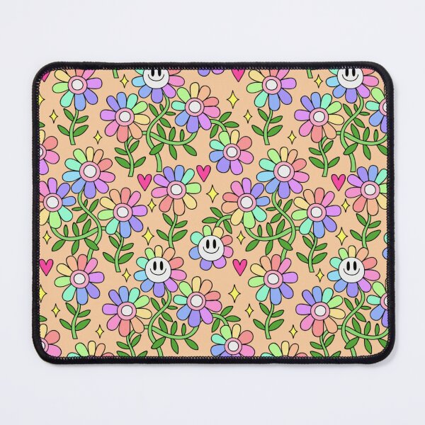 Item preview, Pastel Rainbow Flower Pattern 8 designed and sold by everything4eva.