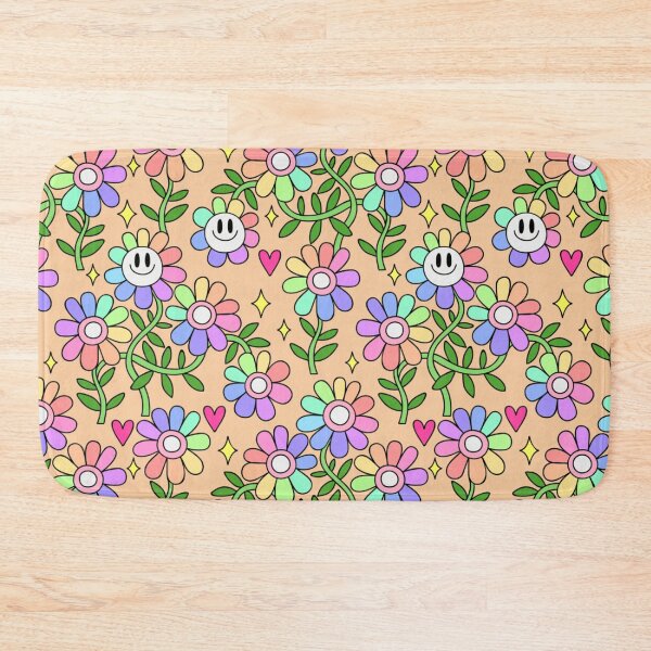 Item preview, Pastel Rainbow Flower Pattern 8 designed and sold by everything4eva.