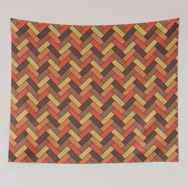 Item preview, Geometric Pattern: Herringbone Alt: Ayres designed and sold by Red Wolf.