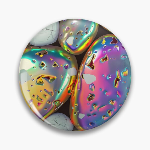 Item preview, Gold Holographic Pebbles designed and sold by dinaaaaaah.