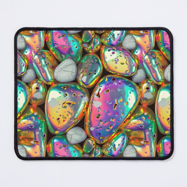 Item preview, Gold Holographic Pebbles designed and sold by dinaaaaaah.