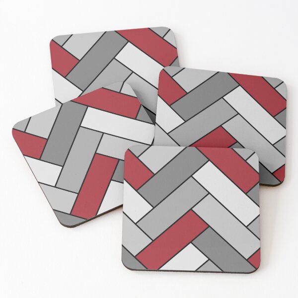 Item preview, Geometric Pattern: Herringbone Alt: Winterberry designed and sold by Red Wolf.