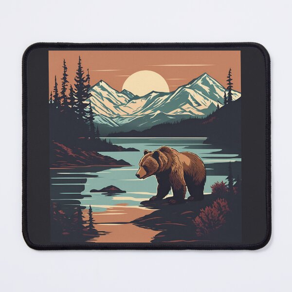 Item preview, Bear Looking for Fish designed and sold by Krimmekus.
