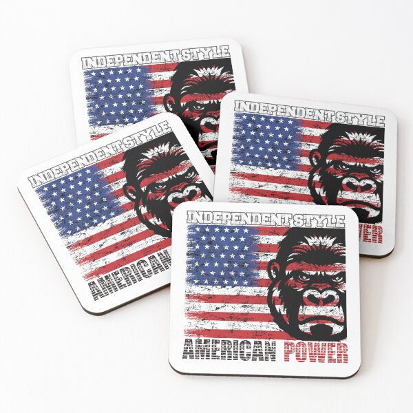 Item preview, Independent Style, American Power - July 4th - USA Gorilla Might designed and sold by GRABAPSHOP.