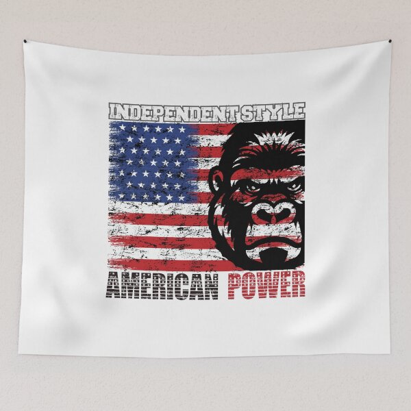 Item preview, Independent Style, American Power - July 4th - USA Gorilla Might designed and sold by GRABAPSHOP.