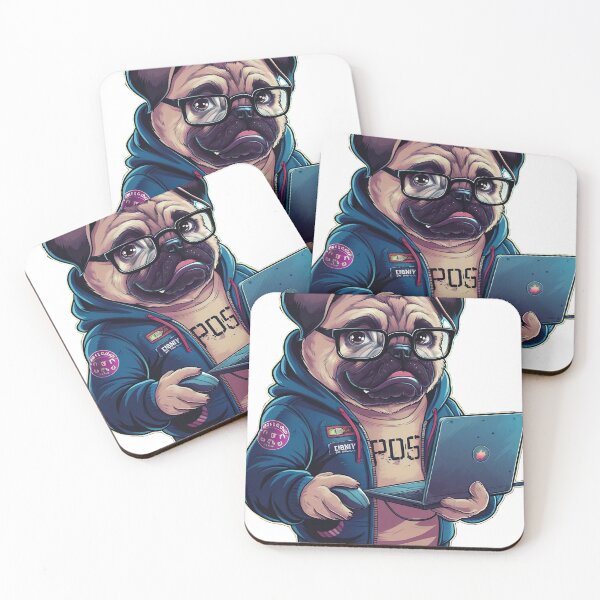 Item preview, Gamer Pug designed and sold by WildPugShop.