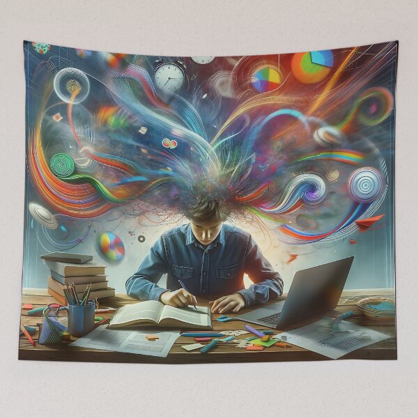 Item preview, ADHD Original Poster Design designed and sold by Sovietmovies.