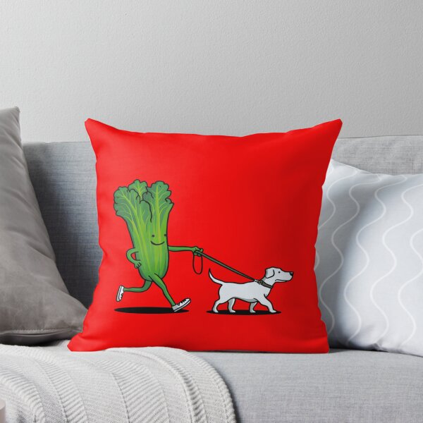 Item preview, Running rhubarb with a dog on a leash designed and sold by SoulOfTrees.