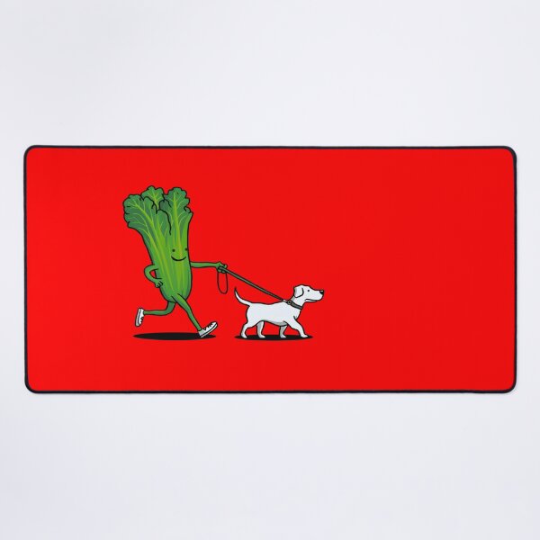 Item preview, Running rhubarb with a dog on a leash designed and sold by SoulOfTrees.