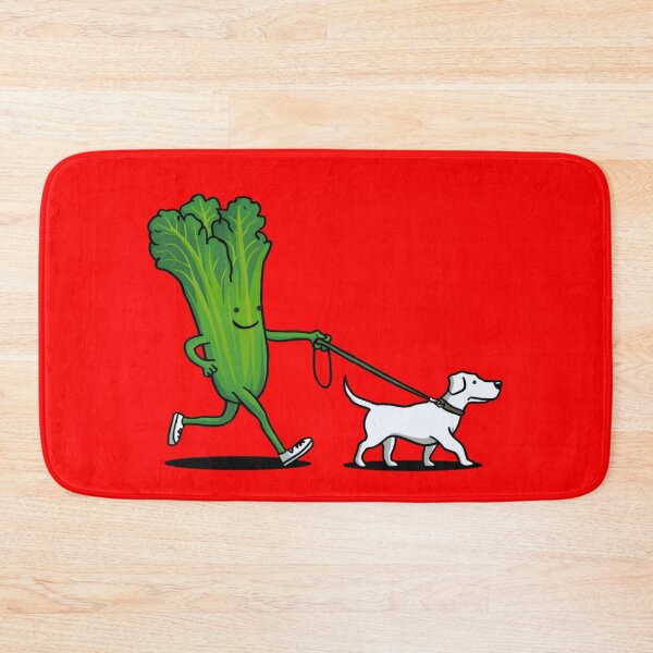 Item preview, Running rhubarb with a dog on a leash designed and sold by SoulOfTrees.