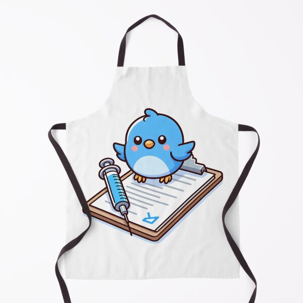 Item preview, Kawaii Bird With Syringe designed and sold by CanvasCutie.
