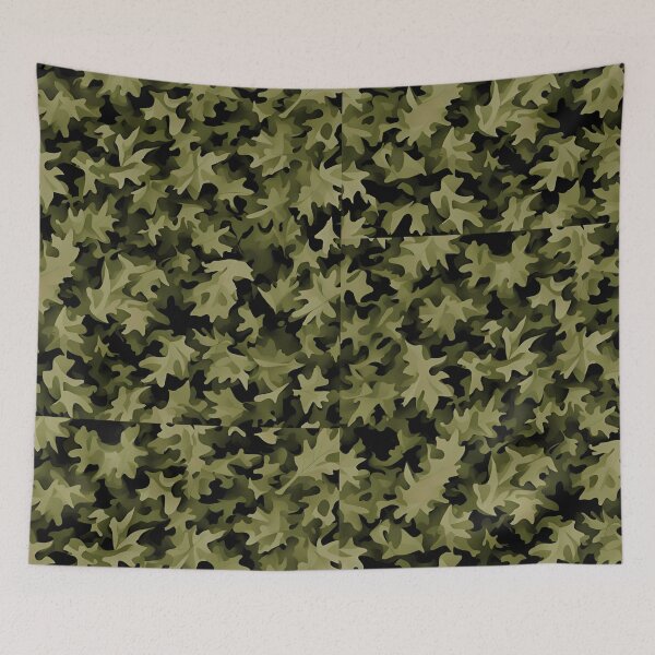 Item preview, Green leaf Forest Camouflage, For Hunters Green leaf designed and sold by Aquillashop.