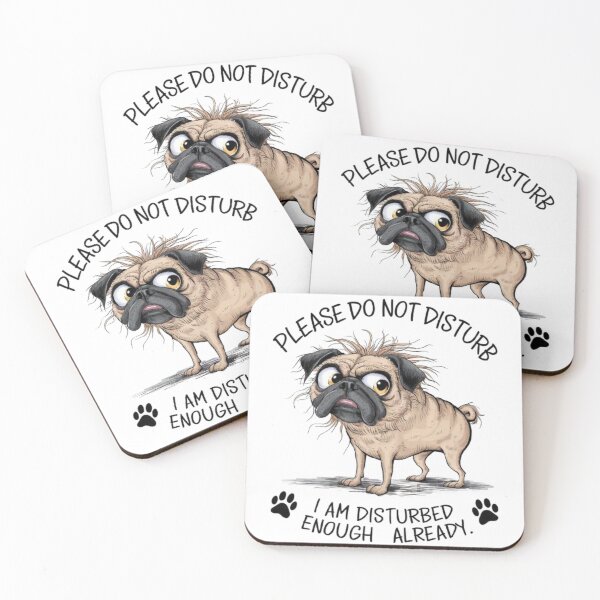 Item preview, Cute watercolor pug dog designed and sold by Sameena Fatima.