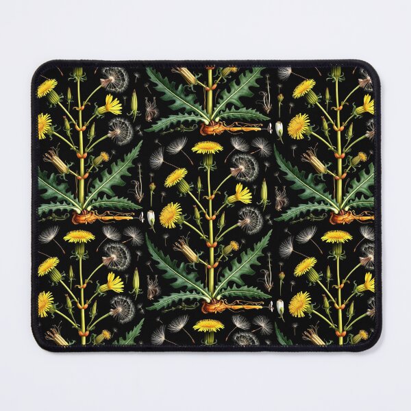 Item preview, Detailed Botanical Illustration of Dandelion in Green, Yellow, and White designed and sold by SplashTastic.