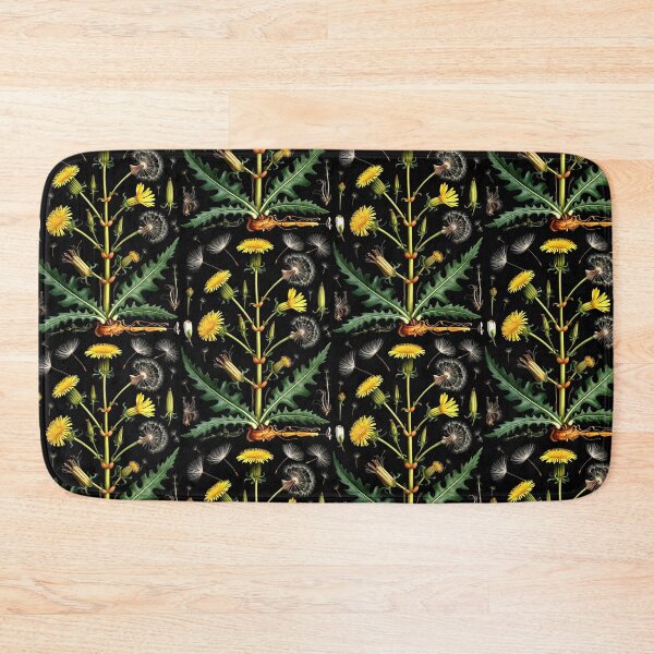 Item preview, Detailed Botanical Illustration of Dandelion in Green, Yellow, and White designed and sold by SplashTastic.