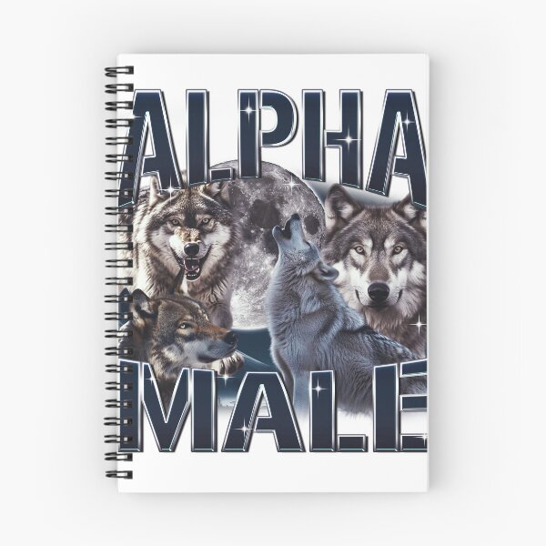 Item preview, Alpha Wolf Male Funny Meme Animal designed and sold by SoulmateArtK.