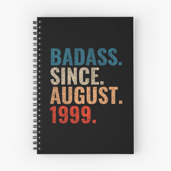 Item preview, Badass since August 1999 Vintage 1999 August birthday gift designed and sold by Teelogic.