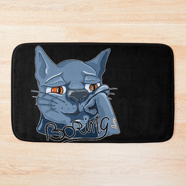 Item preview, Boring Cat dark background designed and sold by Themys24.