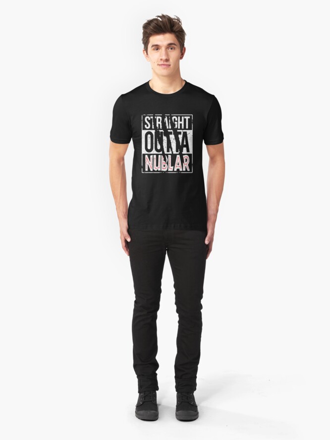 Alternate view of Straight Outta Nublar Slim Fit T-Shirt
