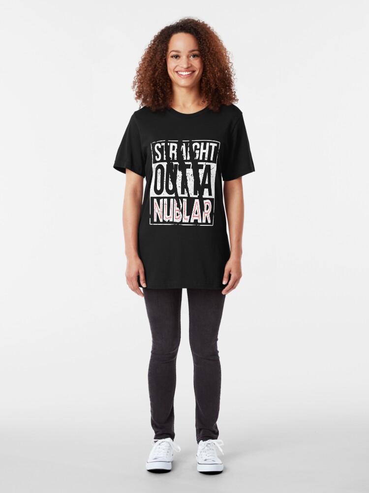 Alternate view of Straight Outta Nublar Slim Fit T-Shirt