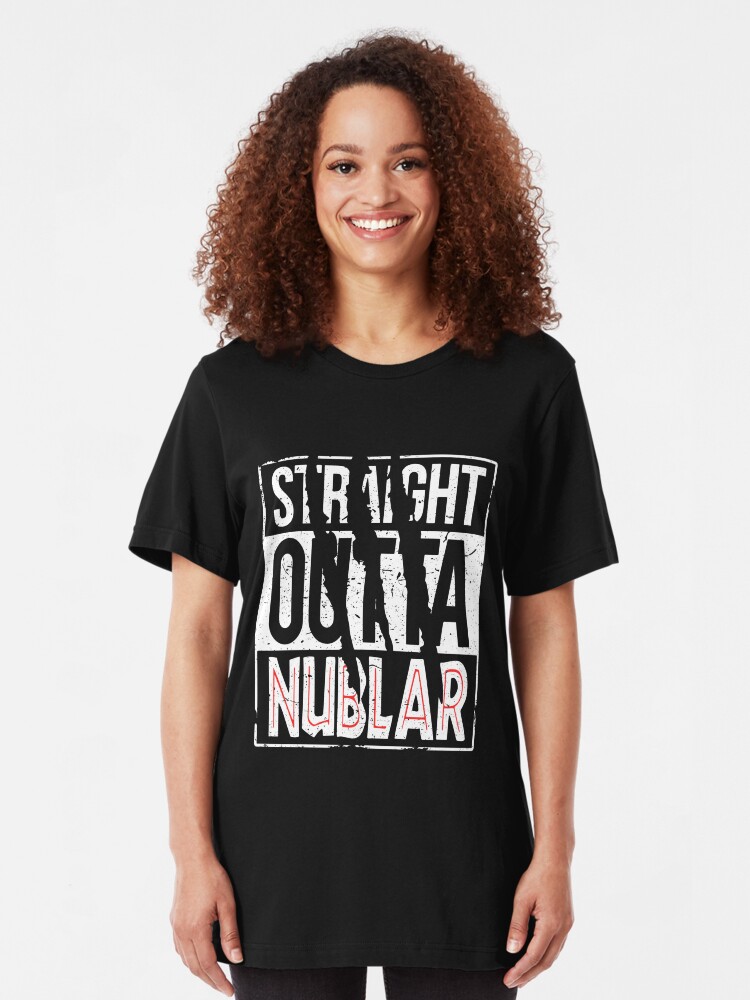 Alternate view of Straight Outta Nublar Slim Fit T-Shirt