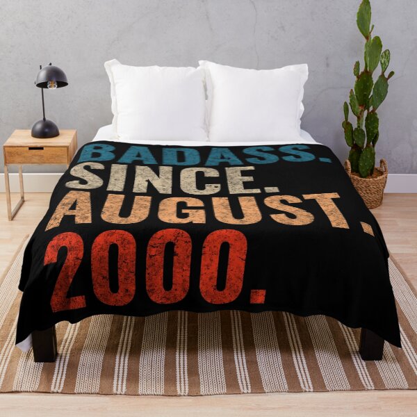Item preview, Badass since August 2000 Vintage 2000 August birthday gift designed and sold by Teelogic.