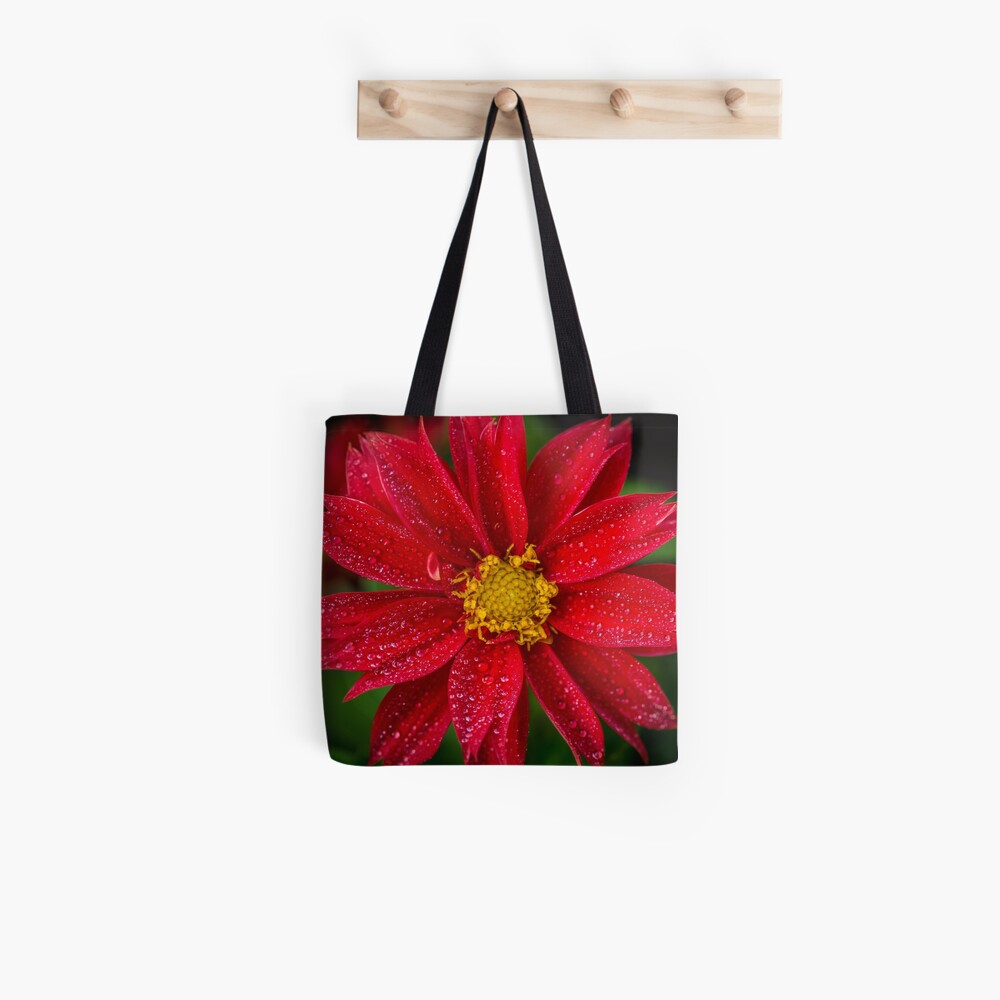 Bright Red Tote Bag