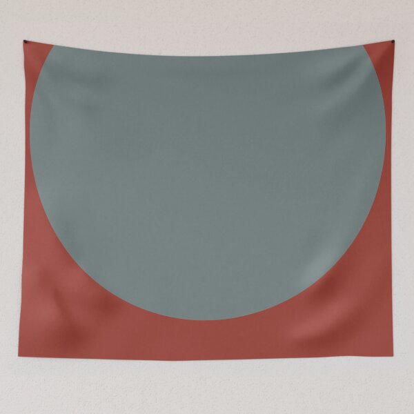 Item preview, Mid Century Modern Vintage Inspired Colorfield Geometric Abstract Poster designed and sold by pollylopsicle.